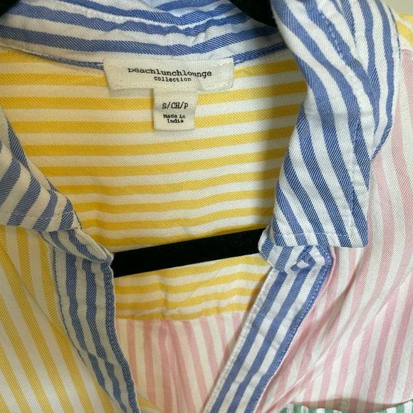 Beach Lunch Lounge Relaxed Long Sleeve Button Down - Picture 3 of 3